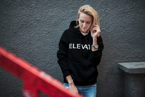 ELEVATE Black Hoodie