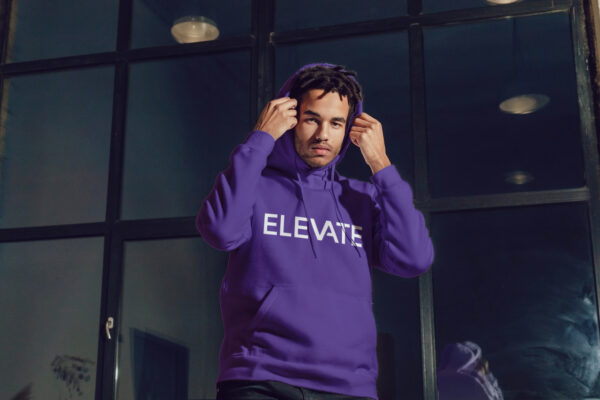 ELEVATE hoodie purple