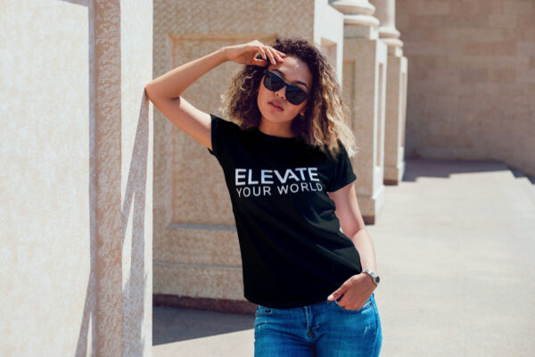 elevate your world t-shirt