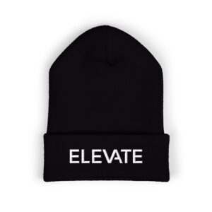 ELEVATE Black Beanie